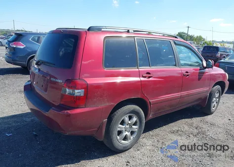 2005 Toyota Highlander V6 z USA, uszkodzony, nr VIN JTEEP21A550133523
